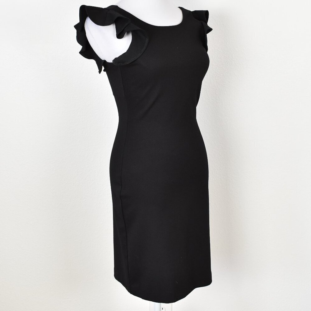 Amanda Uprichard Ruffle Bodycon Sheath Dress - S - Picture 8 of 9